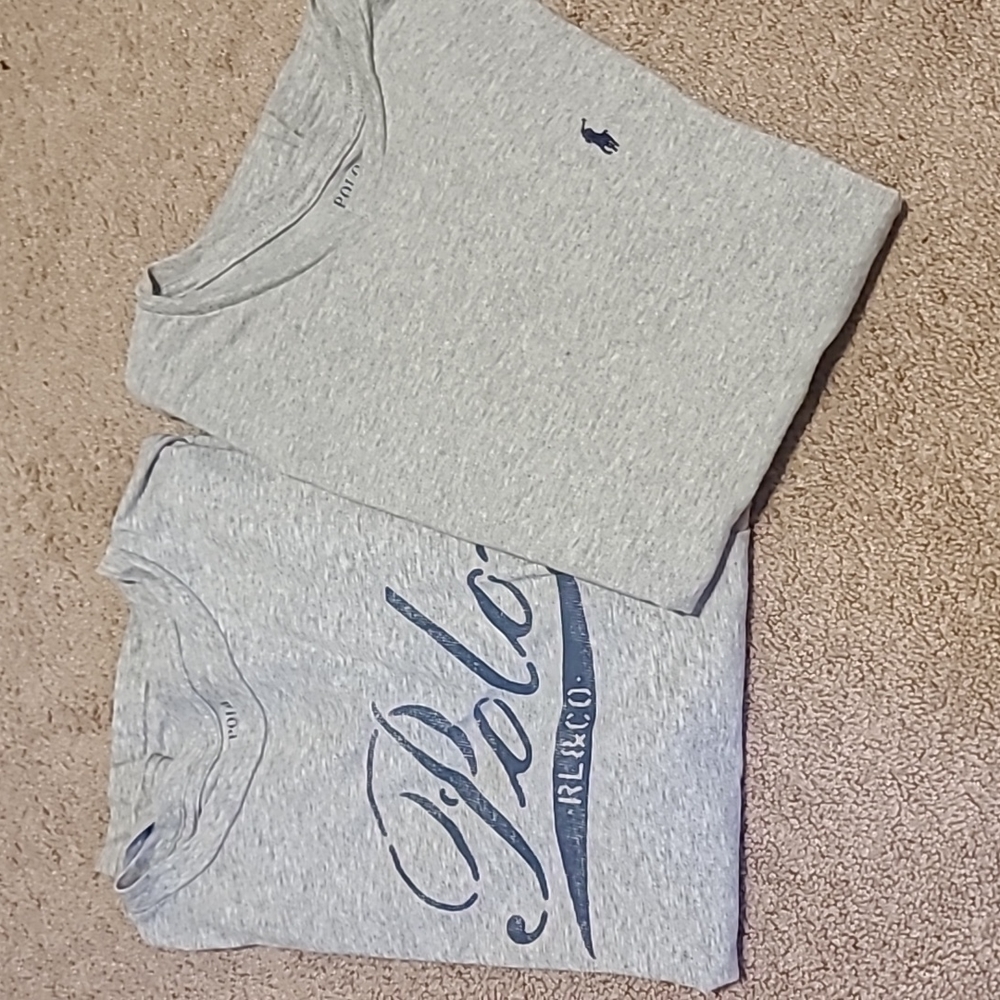(2)Gently Worn Authentic Polo Tees